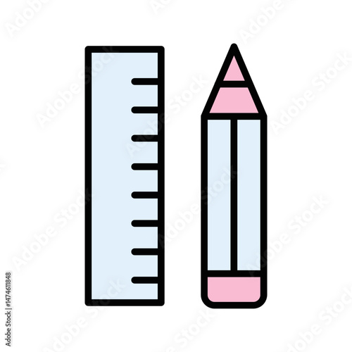 Ruler Vector Icon