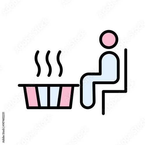 Steam Room Vector Icon