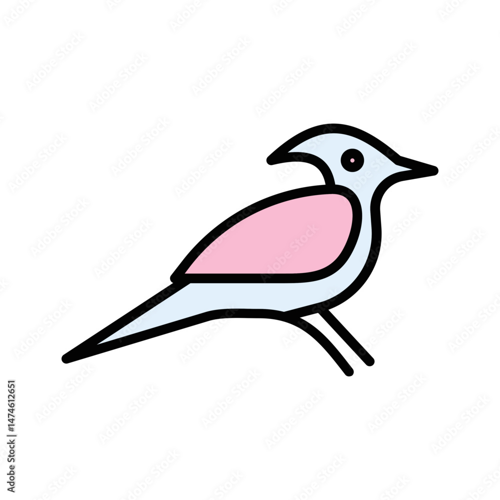 Obraz premium Woodpecker Vector Icon
