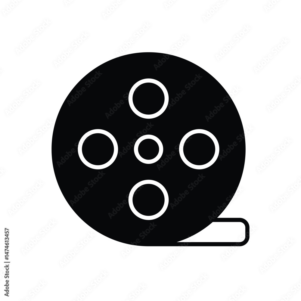 Obraz premium Film Role Vector icon