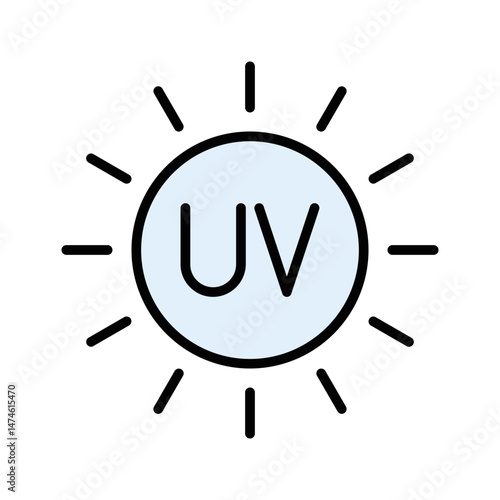 UV Index Vector Icon
