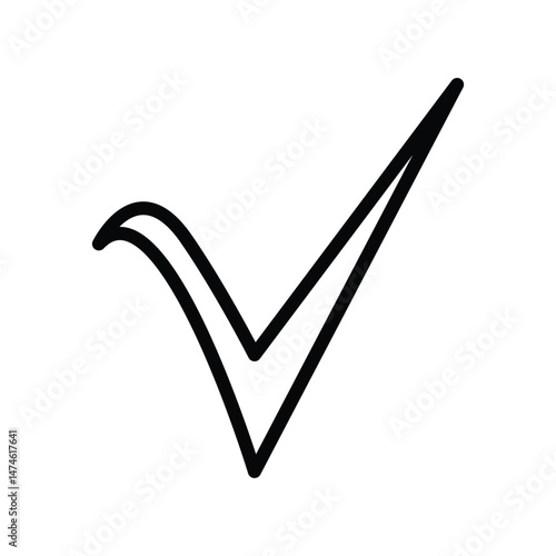 check mark icon , template, flat, design, vector, illustrations, education, style, trendy, collections