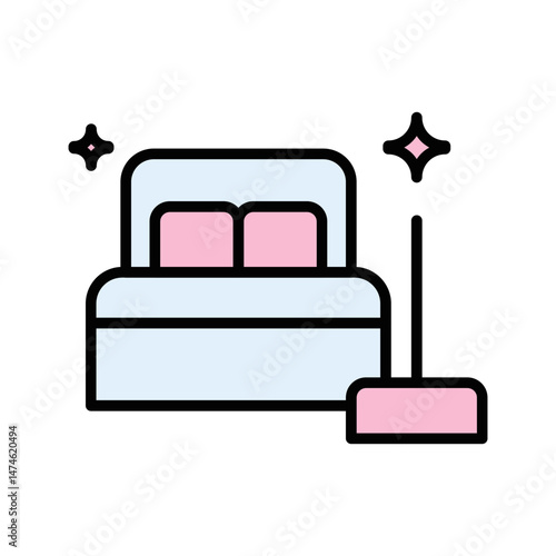 Tidy Room Vector Icon