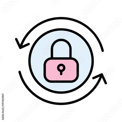 Secure Access Vector Icon