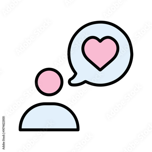 Love Confession Vector Icon