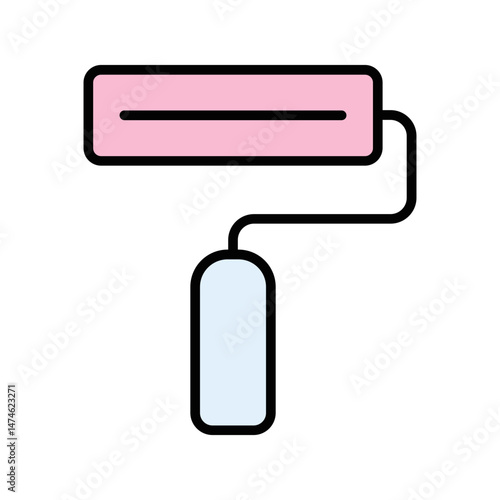 Paint Roller Vector Icon