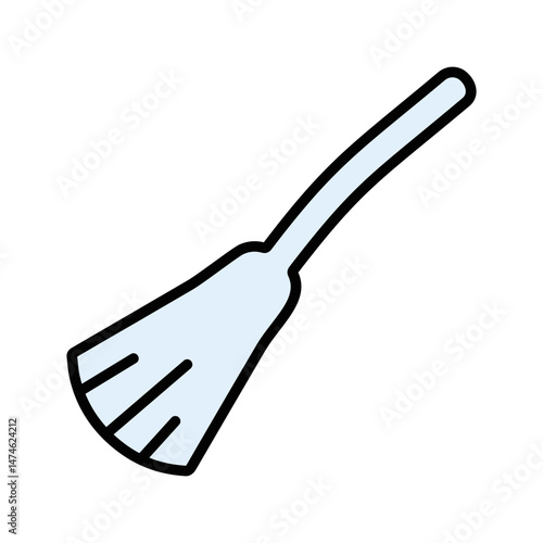 Witch Broomstick Vector Icon
