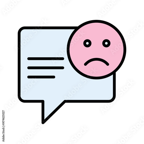 Negative Comments Vector Icon