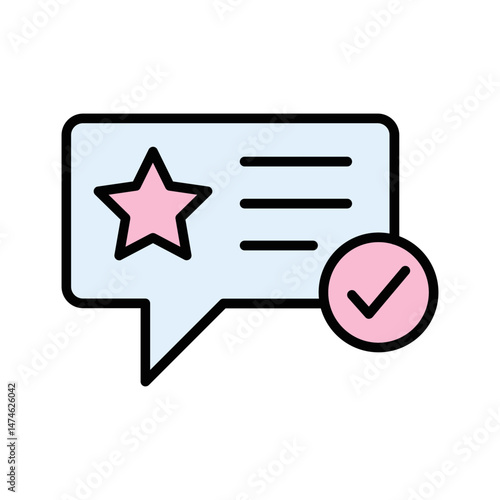 Testimonial Submission Vector Icon