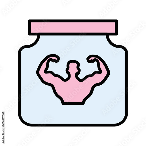 Sports Nutrition Vector Icon