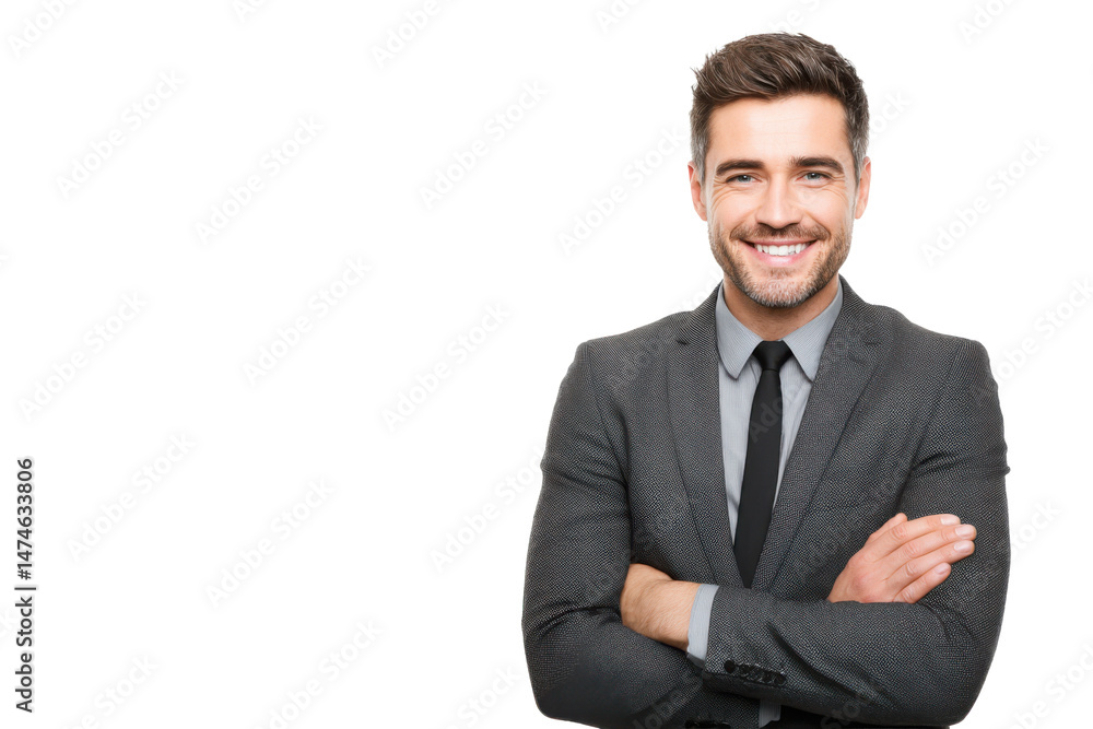 Corporate Confidence in a Sharp Suit Corporate Confidence in a Sharp Suit