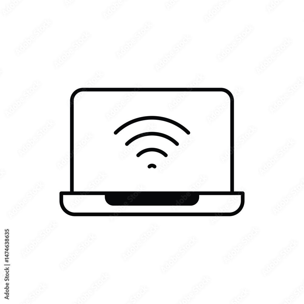 Laptop Icon vector Laptop Icon vector
