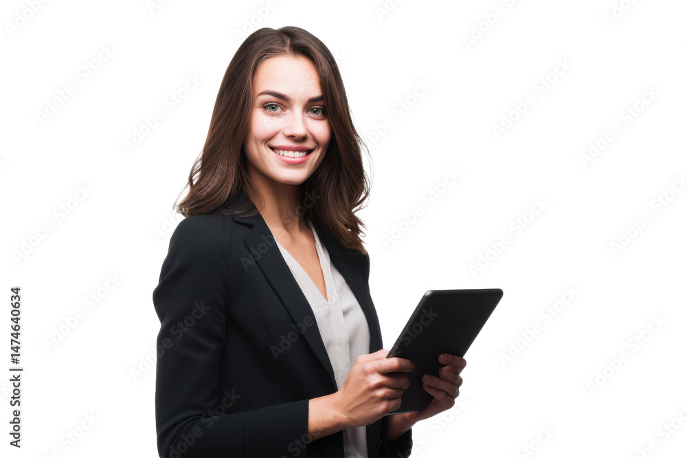 Business Technology Concept – Businesswoman with Tablet Business Technology Concept – Businesswoman with Tablet