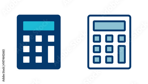 Calculator icon vector isolated on white background. Calculator vector icon. Accounting icon
