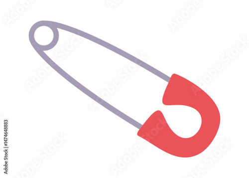 Metallic safety pin attachment supply