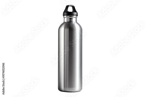 Wallpaper Mural Stainless steel water bottle, white isolate background Torontodigital.ca