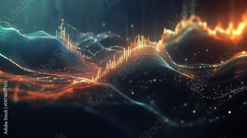 Abstract Data Visualization: A Dynamic Landscape of Information