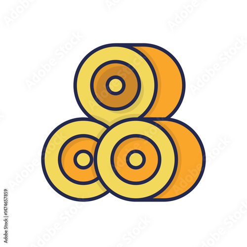 Haystack Vector icon