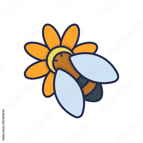 Beekeeping Vector icon