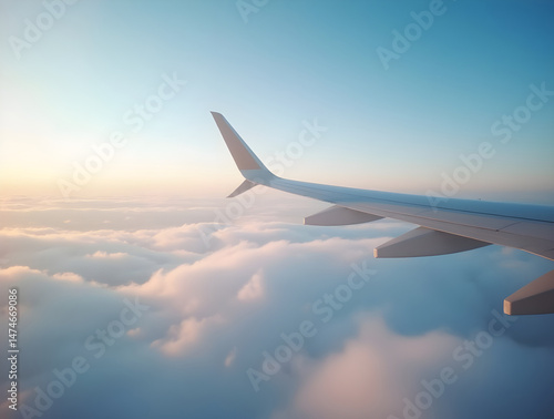 view from airplane window