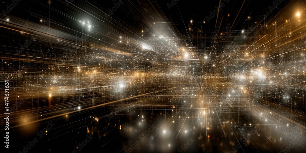 Obraz premium Digital background. Can be used in the description of network abilities, technological processes, digital storages, science, education, etc
