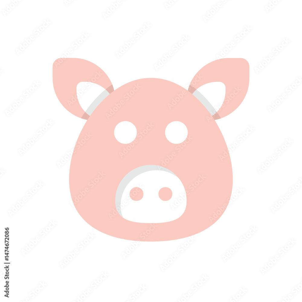 Pig Vector icon Pig Vector icon