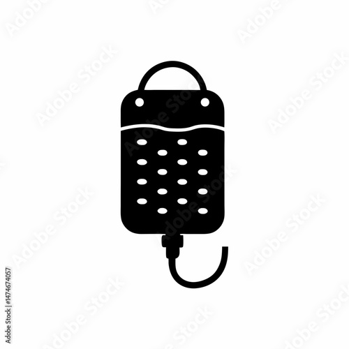 creative details Bag Infusion icon Vector Illustration 