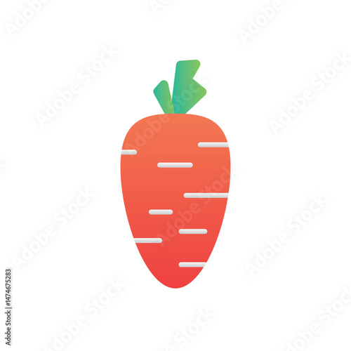 Carrot Vector icon