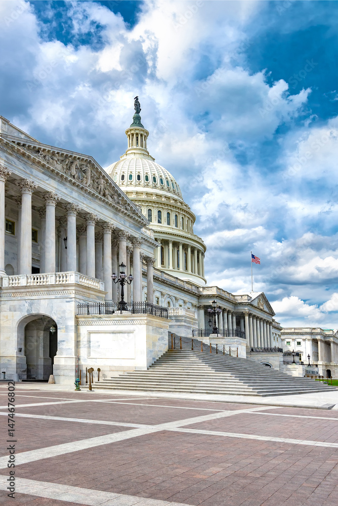 Obraz premium US Capitol Building, Senate and the House of Representatives
