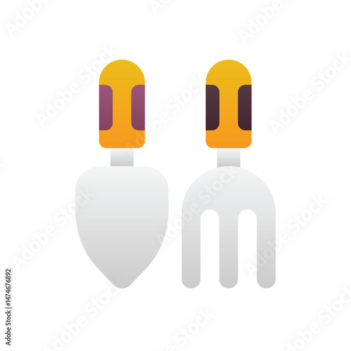 Fork & Trowel Vector icon
