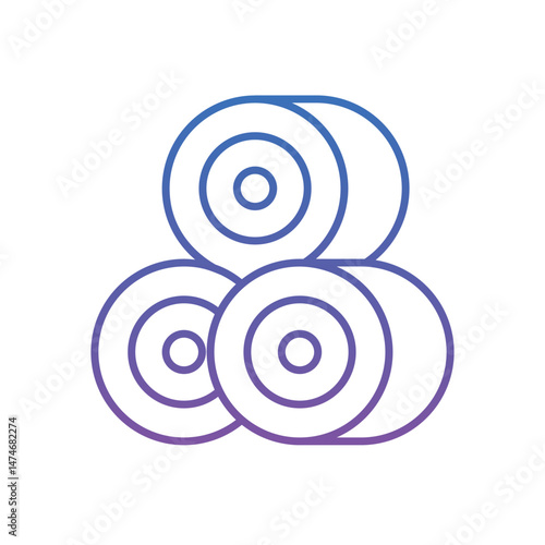 Haystack Vector icon