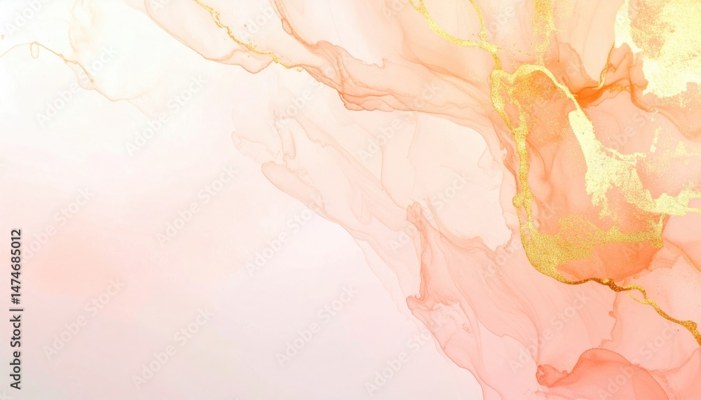 Naklejka premium Abstract art creation studio digital artwork calm environment aesthetic viewpoint contemporary concept
