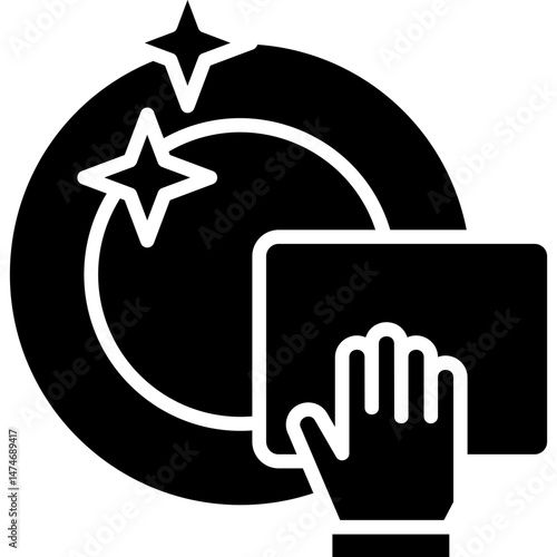 Dish Washing Icon Vector Element