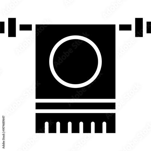 Towel Icon Vector Element