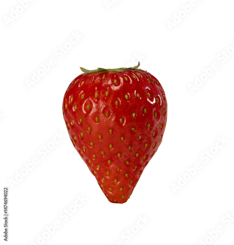 Whole Strawberry Isolated on Transparent Background