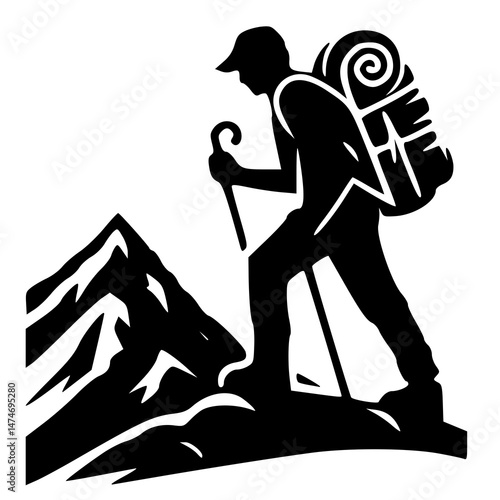 climb mount logo ilustration