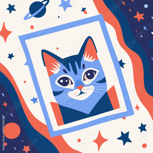cat space colors