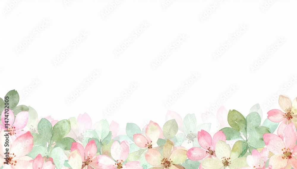 Obraz premium Floral design showcase nature digital art bright environment aesthetic viewpoint beauty and serenity