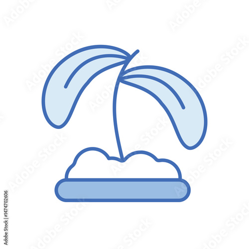 Green Sprout Vector icon