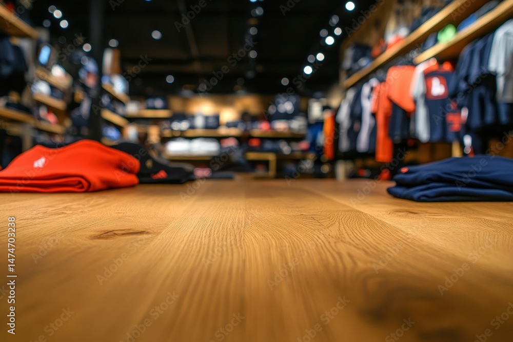 Fototapeta premium Empty retail store display