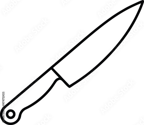 knife icon vector illustration