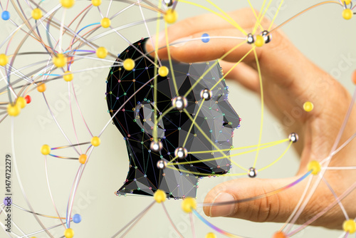 human head, chakra power, i...