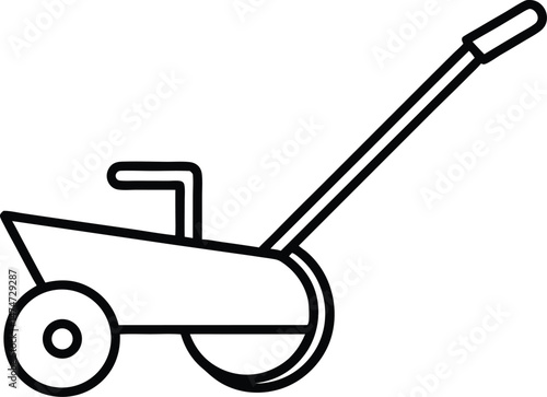 plow vector illustration