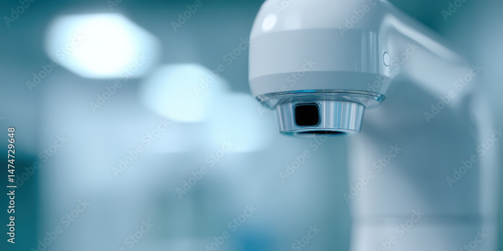 Close up of modern medical device in healthcare setting Close up of modern medical device in healthcare setting