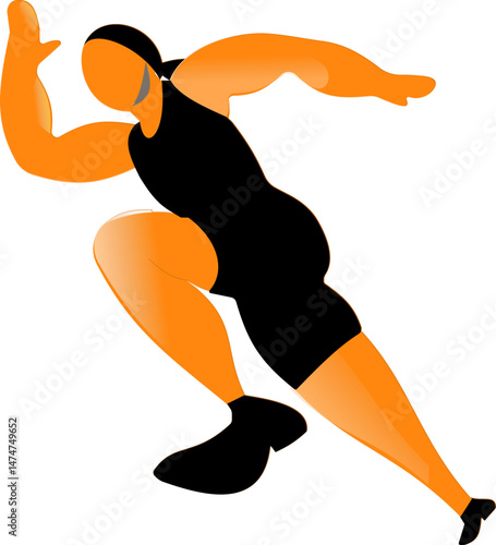 Olympic Athletes – Sports Illustration Set