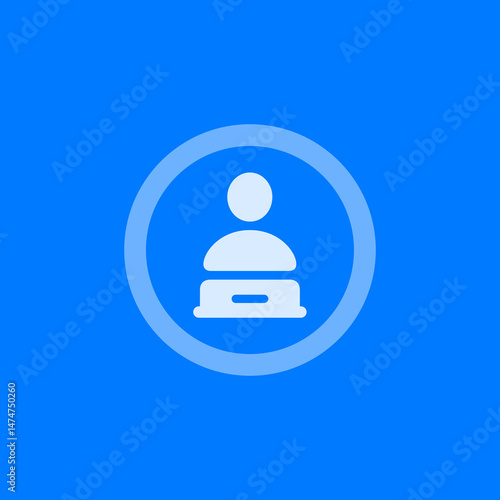 Person Bust Circle