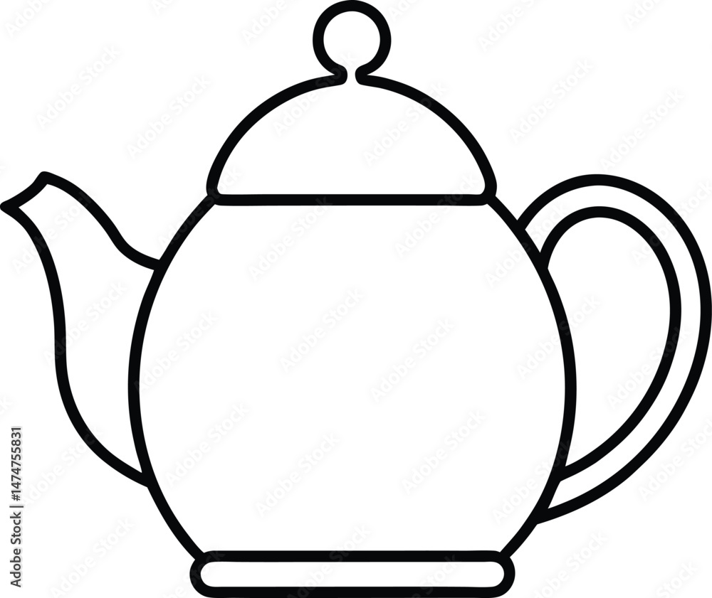 Obraz premium teapot isolated on white