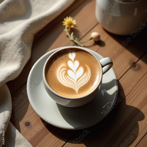cup of cappuccino