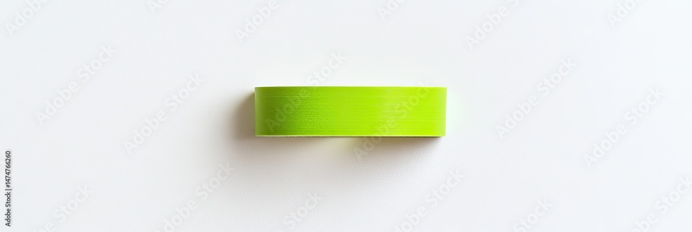 Obraz premium Bright lime green rectangular strip