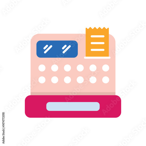 Cash Register Vector icon